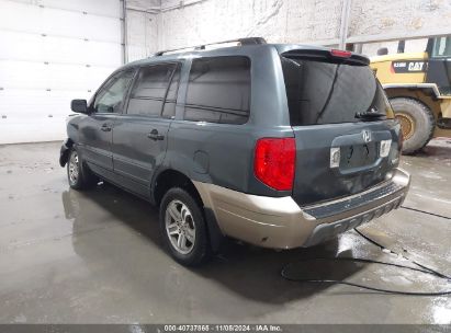 2005 HONDA PILOT EX Gray  Gasoline 2HKYF18485H509097 photo #4