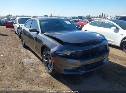 2015 DODGE CHARGER SXT Gray  Flexible Fuel 2C3CDXHG1FH916514 photo #1