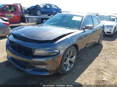 2015 DODGE CHARGER SXT Gray  Flexible Fuel 2C3CDXHG1FH916514 photo #3