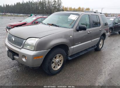 2002 MERCURY MOUNTAINEER Gold  Gasoline 4M2DU86W32ZJ31576 photo #3