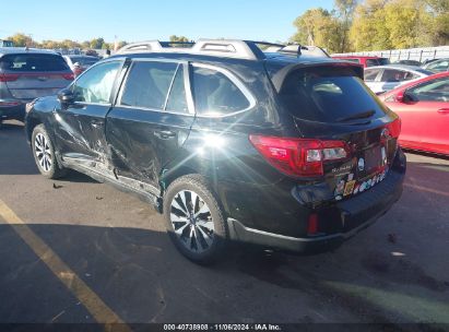 2017 SUBARU OUTBACK 2.5I LIMITED Black  Gasoline 4S4BSANC1H3231734 photo #4