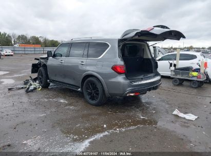 2019 INFINITI QX80 LUXE Gray  Gasoline JN8AZ2NF1K9681095 photo #4