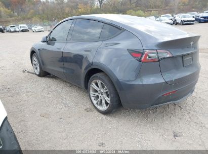 2023 TESLA MODEL Y AWD/LONG RANGE DUAL MOTOR ALL-WHEEL DRIVE Gray  Electric 7SAYGDEE7PF845954 photo #4