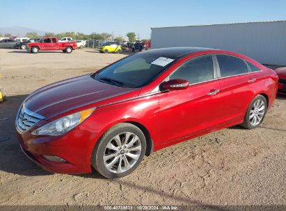 2012 HYUNDAI SONATA LIMITED 2.0T Red  Gasoline 5NPEC4AB1CH407904 photo #3