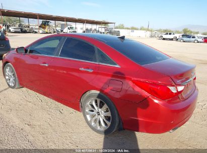 2012 HYUNDAI SONATA LIMITED 2.0T Red  Gasoline 5NPEC4AB1CH407904 photo #4