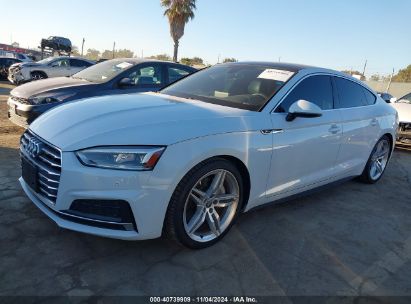 2019 AUDI A5 45 PREMIUM White  Gasoline WAUENCF55KA091952 photo #1