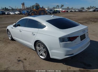 2019 AUDI A5 45 PREMIUM White  Gasoline WAUENCF55KA091952 photo #3