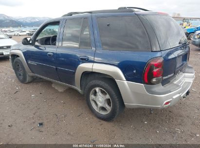 2002 CHEVROLET TRAILBLAZER LTZ Blue  gas 1GNDT13SX22486536 photo #4