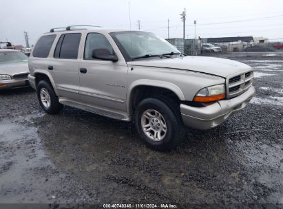 2001 DODGE DURANGO Silver  Gasoline 1B4HS28N81F640560 photo #1