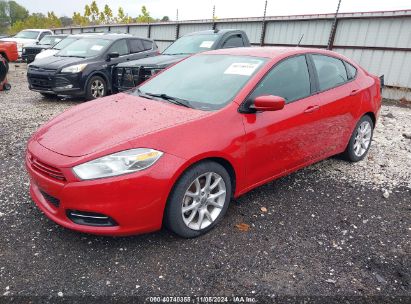 2013 DODGE DART SXT Red  Gasoline 1C3CDFBHXDD233748 photo #3