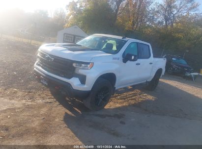 2024 CHEVROLET SILVERADO 1500 4WD  SHORT BED LT TRAIL BOSS/4WD  STANDARD BED LT TRAIL BOSS White  Diesel 3GCUDFE83RG117930 photo #3