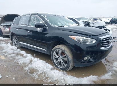 2013 INFINITI JX35 Black  Gasoline 5N1AL0MM5DC351382 photo #1