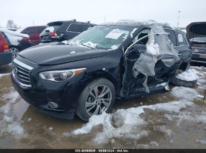 2013 INFINITI JX35 Black  Gasoline 5N1AL0MM5DC351382 photo #3