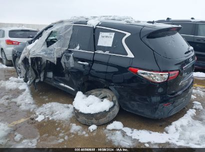 2013 INFINITI JX35 Black  Gasoline 5N1AL0MM5DC351382 photo #4