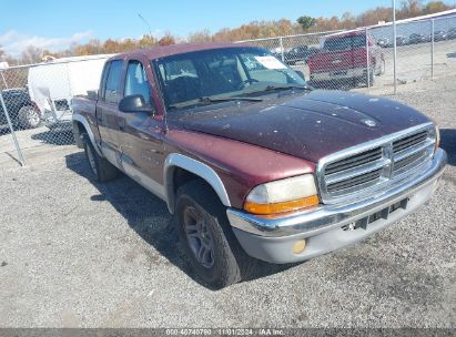 2001 DODGE DAKOTA SLT/SPORT Red  Gasoline 1B7HL2AX01S324265 photo #1