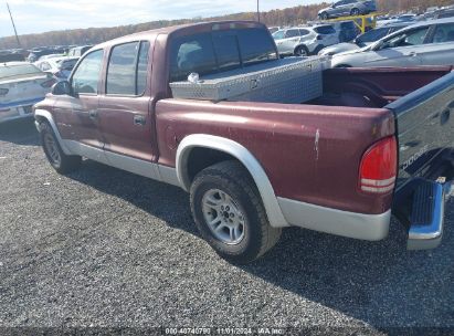 2001 DODGE DAKOTA SLT/SPORT Red  Gasoline 1B7HL2AX01S324265 photo #4