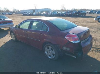 2007 SATURN AURA XE Red  Gasoline 1G8ZS57N17F279475 photo #4