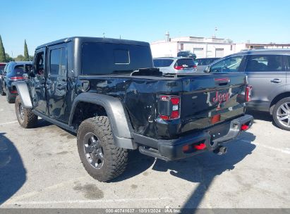 2022 JEEP GLADIATOR RUBICON 4X4 Black  Gasoline 1C6JJTBG7NL117679 photo #4