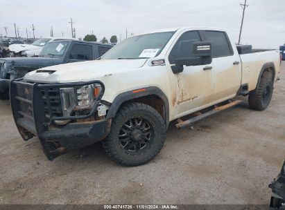 2020 GMC SIERRA 3500HD 4WD  LONG BED White  Diesel 1GT49SEY7LF211702 photo #3