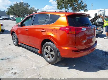 2015 TOYOTA RAV4 XLE Orange  Gasoline 2T3WFREV1FW152343 photo #4