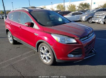 2015 FORD ESCAPE TITANIUM Red  Gasoline 1FMCU0JX9FUC26483 photo #1