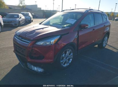 2015 FORD ESCAPE TITANIUM Red  Gasoline 1FMCU0JX9FUC26483 photo #3