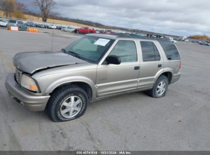 1999 OLDSMOBILE BRAVADA Tan  Gasoline 1GHDT13W6X2714223 photo #3