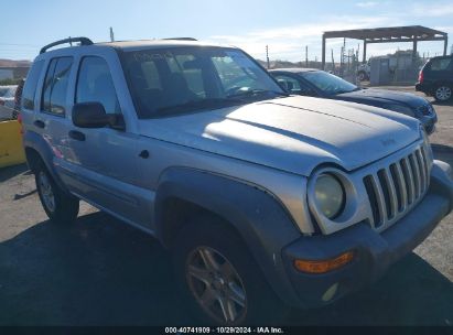 2002 JEEP LIBERTY SPORT Silver  Gasoline 1J4GL48K22W206983 photo #1