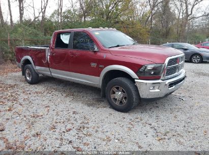 2012 DODGE RAM 2500 LARAMIE Red  Gasoline 3C6TD5KTXCG235406 photo #1