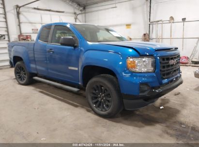 2022 GMC CANYON 4WD  ELEVATION STANDARD Blue  Gasoline 1GTH6BEN0N1228003 photo #1