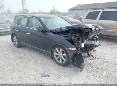 2008 INFINITI EX35 JOURNEY Black  Gasoline JNKAJ09F48M353501 photo #1