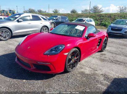 2017 PORSCHE 718 BOXSTER S Red  Gasoline WP0CB2A85HS241138 photo #3