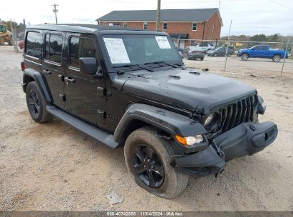 2023 JEEP WRANGLER 4-DOOR SAHARA ALTITUDE 4X4 Black  Gasoline 1C4HJXEG2PW601626 photo #1