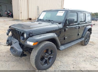 2023 JEEP WRANGLER 4-DOOR SAHARA ALTITUDE 4X4 Black  Gasoline 1C4HJXEG2PW601626 photo #3