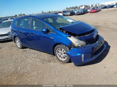 2013 TOYOTA PRIUS V THREE Dark Blue  Hybrid JTDZN3EUXD3213547 photo #1