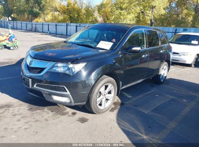 2011 ACURA MDX TECHNOLOGY PACKAGE Black  Gasoline 2HNYD2H66BH512253 photo #3