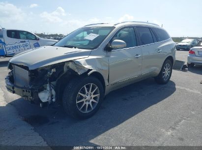 2017 BUICK ENCLAVE LEATHER Beige  Gasoline 5GAKRBKD2HJ221004 photo #3