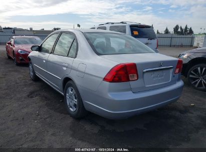 2002 HONDA CIVIC LX Silver  Gasoline 1HGES16562L061493 photo #4