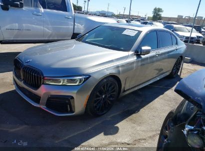 2022 BMW 740 I Gray  Gasoline WBA7T2C08NCH67971 photo #3