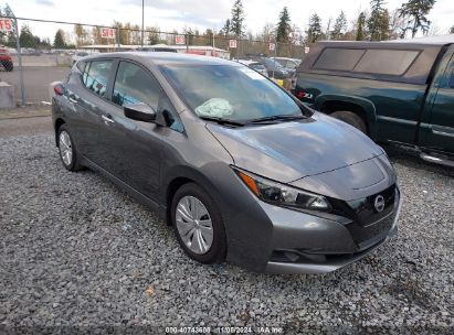 2024 NISSAN LEAF S Gray  Electric 1N4AZ1BV9RC555247 photo #1