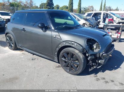 2012 MINI COOPER S Gray  Gasoline WMWSV3C57CTY16397 photo #1