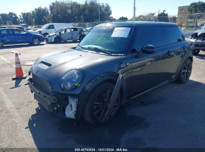 2012 MINI COOPER S Gray  Gasoline WMWSV3C57CTY16397 photo #3