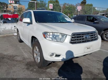 2010 TOYOTA HIGHLANDER SE V6 White  Gasoline 5TDKK3EH0AS006284 photo #1