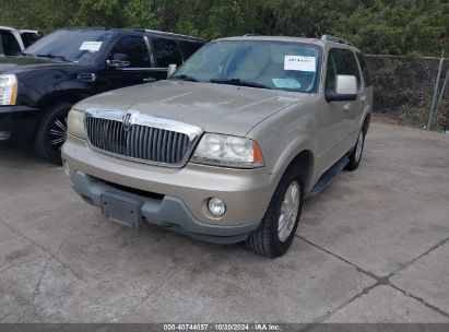 2004 LINCOLN AVIATOR Beige  Gasoline 5LMEU68H74ZJ42394 photo #3