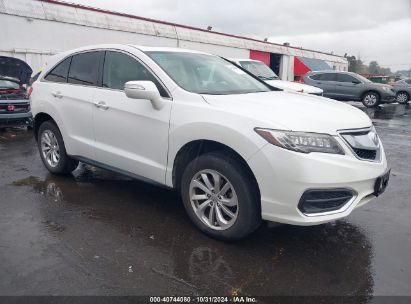 2018 ACURA RDX TECHNOLOGY   ACURAWATCH PLUS PACKAGES/TECHNOLOGY PACKAGE White  Gasoline 5J8TB4H52JL024414 photo #1