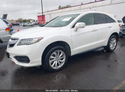 2018 ACURA RDX TECHNOLOGY   ACURAWATCH PLUS PACKAGES/TECHNOLOGY PACKAGE White  Gasoline 5J8TB4H52JL024414 photo #3