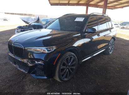 2022 BMW X7 M50I Black  Gasoline 5UXCX6C0XN9M54068 photo #3