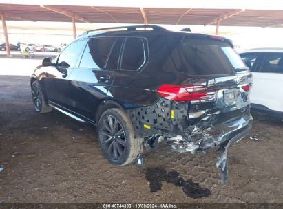 2022 BMW X7 M50I Black  Gasoline 5UXCX6C0XN9M54068 photo #4