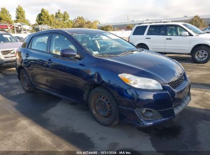 2009 TOYOTA MATRIX S Dark Blue  Gasoline 2T1KE40EX9C006419 photo #1