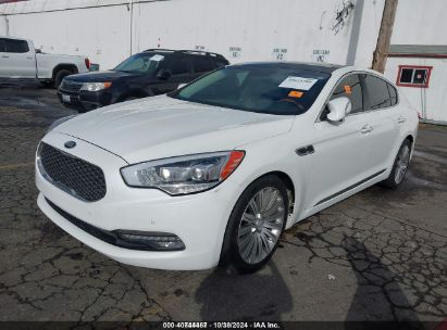 2015 KIA K900 PREMIUM White  gas KNALU4D43F6027590 photo #3